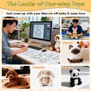 Brinquedos de Pelúcia Personalizados em Algodão Orgânico Mini Grande Macio para Crianças Atacado - Product Image 2