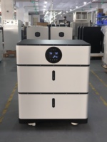 Baterai Lithium LIFEPO4 ESS All-In-One yang Dapat Ditumpuk Paket Baterai LI-FE 32KWH 48V 51.2V 628Ah Dengan Inverter 12Kw