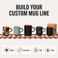 Taza térmica personalizada con asa alegre y interior brillante de seis tonos para colecciones de regalos temáticos de amor y exhibiciones en mostradores de cocina