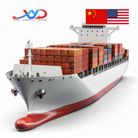 Service de logistique et d'expédition de fret Xinyidian, livraison FBA porte-à-porte, expédition import/export US, LCL + Express, marchandises dangereuses