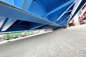 <span class=keywords><strong>Semi</strong></span>-remorque à plateau surbaissé, <span class=keywords><strong>semi</strong></span>-remorque à plateau surbaissé en acier Panda, suspension <span class=keywords><strong>rigide</strong></span>, haute capacité, 3 essieux, 16/18 mètres, 80 tonnes - Product Image 6