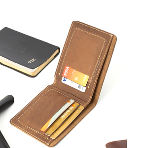 <b>Men's</b> Brown Leather Long <b>Wallet</b> With <b>RFID</b> Protection Design Fold Closure - Product Image 3