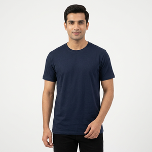 T-shirt unisexe en coton pour homme, coupe oversize, manches courtes, col rond, couleur unie, grammage lourd, coupe ample, 100% coton, vierge - Product Image 1