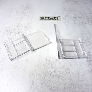 Custom Clear Makeup Palette Empty Cosmetic Eyeshadow Blush Powder Case <b>Plastic</b> Eye Shadow Packaging Container With <b>Mirror</b> - Product Image 6