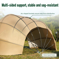 Abri de voiture mobile rétractable et pliable, anti-UV, anti-poussière, pour extérieur, avec isolation thermique épaissie