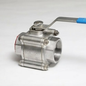 CF8M CF8 Three Piece Full Port Manual Ball Valve Class 150 NPT Female Thread <b>Socket</b> Weld Pipeline OEM - Product Image 3