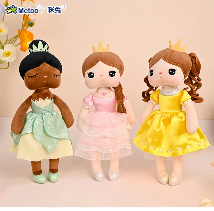 Boneca Metoo Original nueva figura de peluche de princesa juguetes negros muñecos de peluche lindos juguetes para niños fabricante de juguetes de peluche personalizados varios colores