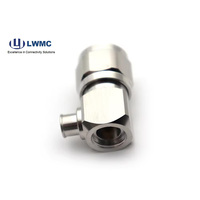 Suministro de fábrica Precio atractivo Conector coaxial tipo N 50ohm N macho R/A soldadura para 250. Cable