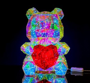 AYOYO OEM rosa natale amante della festa della mamma scatola regalo orso magico regalo di compleanno decorazione creativa per la festa della mamma 2025 - Product Image 3