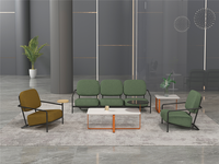Design élégant, cadre en métal, mousse à mémoire épaisse, Style moderne, unique, chaise de canapé de loisirs pour réception de café
