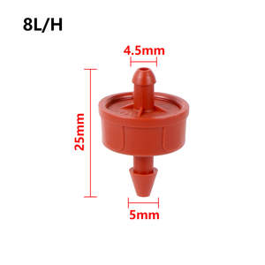 Goteros con Compensación de Presión de 2L, 4L y 8L, Sistema de Microirrigación para Jardín y Agricultura, Goteros en Línea - Product Image 5