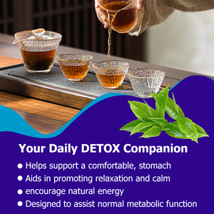 Factory Customization 28 Days Detox Tea Powder Dietary <b>Supplements</b> Promote Natural Energy and Boost Digestive Function for Adult - Product Image 6