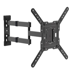 Soporte de Pared para TV Articulado y Giratorio de 400*400 mm, para TV de 26-55 Pulgadas, Acero Laminado en Frío, Negro, Movimiento Completo, para Pantallas LCD - Product Image 1