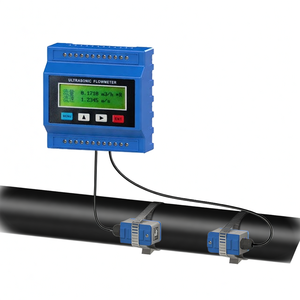 Medidor de Flujo de Agua Ultrasónico Digital de Abrazadera DN20 con Pantalla LCD y Modbus RS485 - Product Image 1