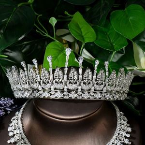 Hibride Dubai ชุดเครื่องประดับเจ้าสาวแบบไนจีเรียสำหรับผู้หญิงชุดเดรส N-1651สีทองคำขาวประดับเพชร CZ ชุดเดรส - Product Image 5