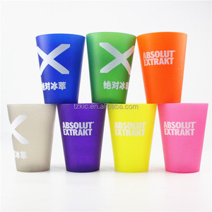 Tasses givrées transparentes en plastique de 400ml avec logo personnalisé - Product Image 6