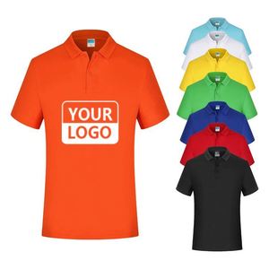 T-shirts pour hommes, coupe ajustée, écologiques, manches courtes, polos de sport, polos décontractés à col, polos personnalisés brodés pour hommes - Product Image 3