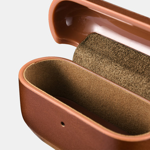 Étui pour écouteurs ICARER en cuir véritable vintage, étui de protection, coque en cuir de vache véritable pour <span class=keywords><strong>AirPods</strong></span> Pro 2 - Product Image 6
