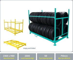 Étagère de présentation verticale pour pneus de voiture <span class=keywords><strong>TER</strong></span>, pour magasin de détail, <span class=keywords><strong>garage</strong></span>, support à cinq niveaux, étagères amovibles et empilables - Product Image 2