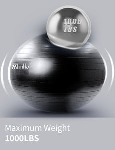 Pelota de Yoga Antiexplosión de PVC para Masaje, Pilates, Entrenamiento de Equilibrio, 45/55/65/75/85 cm, Ecológica, Promoción de Fábrica Shinho, OEM/ODM - Product Image 4