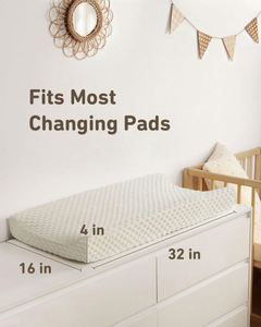 Fundas de Cambiador Ultra Suaves de Minky con Puntos para Bebés Niños y Niñas, Funda Transpirable para Cambiador - Product Image 4