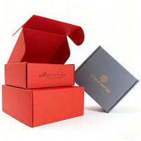 Boîte d'emballage personnalisée en carton ondulé écologique pour dossiers cadeaux avec logo, taille personnalisée, impression offset 4 couleurs, usine OEM