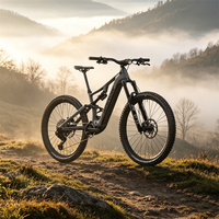 Vélo de montagne électrique Amflow PR Carbon avec cassette SRAM 10-52T, pignon Avinox 38T, vélo de trail