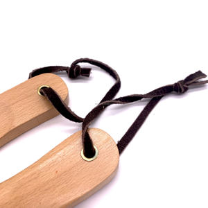 고품질 작은 나무 신발 경적 맞춤형 로고 포켓 신발 경적 - Product Image 3