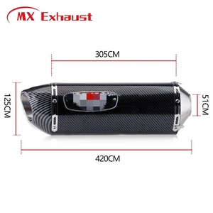 Pot d'échappement universel pour moto MX 51 mm, silencieux de moto - Product Image 5