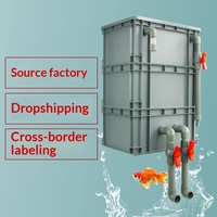 Überlaufschutz-Glaswasserzirkulationssystem für Aquarien, Fischbecken-Umlaufbox, Filterbehälter-Zubehör