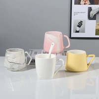 Nouvelle tasse en céramique blanche avec poignée, tasse à lait ou à café pour les hôtels et les complexes hôteliers, passe au micro-ondes