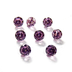Joyas sueltas 2mm Ronda Rosa CZ Cubic Zirconia <span class=keywords><strong>Gemas</strong></span> - Product Image 5