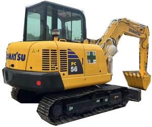 Miniexcavadora hidráulica Komatsu PC56 usada casi nueva 5,6 toneladas buen rendimiento alta calidad a la venta Shanghai - Product Image 1
