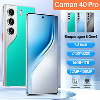Nouveau Smartphone 5G CDMA LTE Débloqué 2026 Android 15 Écran Large LED 2K 90Hz de 7,5 pouces 16 Go + 1 To de Mémoire Camon 40 Pro Deca Espagnol