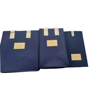 Sac de transport réutilisable en polyester pour vin, 750 ml, avec poignée longue, grande capacité, porte-bouteille unique pour fêtes - Modèle 2026 - Product Image 1