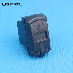 Toma de Corriente Empotrada de 12v-24v con 2 Puertos, Enchufe Doble, Cargador USB Doble para Auto, Interruptor Carling, Encendedor de Aluminio - Product Image 6