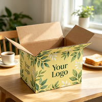 Caja de Envío para Bebidas de Venta Directa de Fábrica, Caja de Papel Reciclable para Bebidas, Empaque de Lujo Personalizado, Caja de Cartón Corrugado