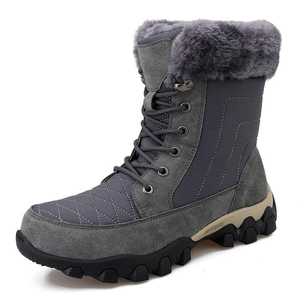 Botas de Nieve de Moda 2026, Zapatos Casuales para Hombre, Botas de Invierno Impermeables, Ligeras, de Caña Alta, para Exteriores, Botas de Senderismo de Diseño OEM - Product Image 3