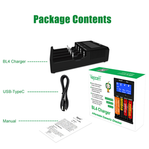 <span class=keywords><strong>Chargeur</strong></span> de batterie intelligent Vapcell BL4 2025, nouveau produit, recharge rapide, 4 emplacements, <span class=keywords><strong>chargeur</strong></span> de batterie lithium-ion, <span class=keywords><strong>testeur</strong></span> - Product Image 5