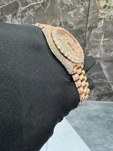 Reloj Mecánico Automático de Moda con Piedras de Moissanita, Diseño Clásico de Lujo, Hecho para una Belleza Premium y Precisión - Product Image 5