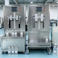 Machine de remplissage liquide de Shanghai avec pompe pour distributeur de 25 kg de shampoing, de boissons, de lait, de jus, de vinaigre, d'huile, de détergent