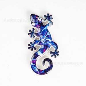 Imán de Resina Colorido con Forma de Gecko, Adhesivo Magnético para Refrigerador con Diseño Contemporáneo - Product Image 4
