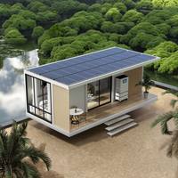 Dernier design de maison capsule entièrement préfabriquée prête à l'emploi avec service tout-en-un et matériaux haute résistance