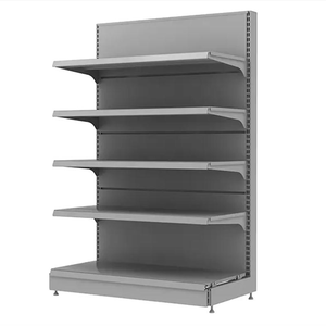 Estantería Metálica de Doble Cara para Supermercado, Color <span class=keywords><strong>Verde</strong></span>, para Exhibición de Productos en Tiendas de Abarrotes - Product Image 2