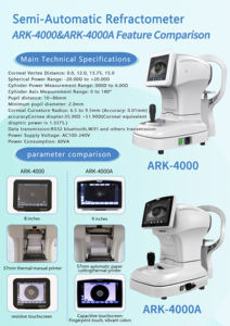 เครื่องวัดสายตาอัตโนมัติ เลนสโมเตอร์ อุปกรณ์ตรวจวัดสายตาทางการแพทย์ เลนสโมเตอร์ดิจิตอลอัตโนมัติ - Product Image 3
