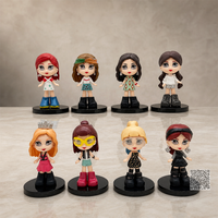 Lot de figurines miniatures Kpop Chibi Boy Band Idol Merch pour décoration d'événements, cadeaux de fête, centres de table et objets promotionnels