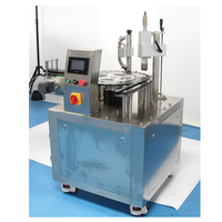 Machine de sertissage automatique de bouchons de flacons de haute précision en aluminium pur et plastique pour laboratoire