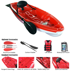Bán buôn OEM xuồng thuyền HDPE nhựa ca nô và Kayak thổi đúc Touring xuồng/Kayak ngồi trên đầu duy nhất chỗ ngồi kayak - Product Image 3