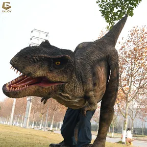 Ccdc06 fantasia de dinossauro para adultos, traje de dinossauro realista realista t-rex dino para venda