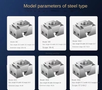 Élément de serrage à coin de précision modulaire OK Vise, à mâchoires lisses, pour vis M16, M14, M12